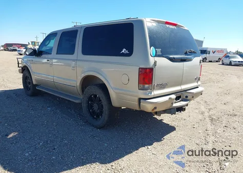 2004 Ford Excursion Limited from USA, damaged, VIN 1FMNU43SX4EB57487